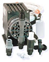 chlorine injection pump and tank